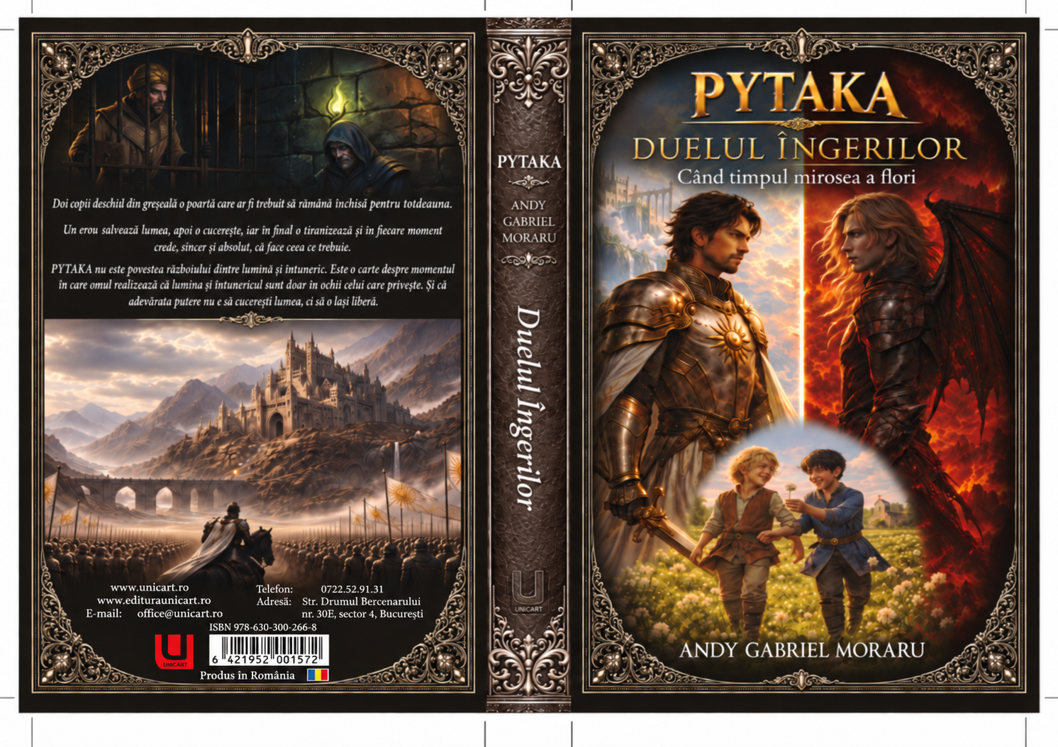 Coperta PYTAKA — Duelul îngerilor: Osirian și Othin, între lumină și foc